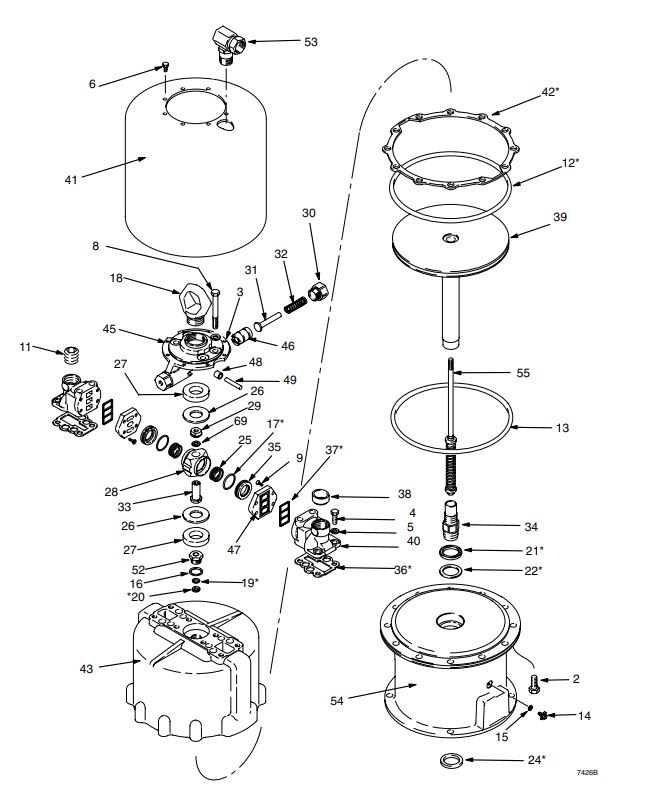 Graco 207730 KIT REPAIR QKING AIR MOTOR